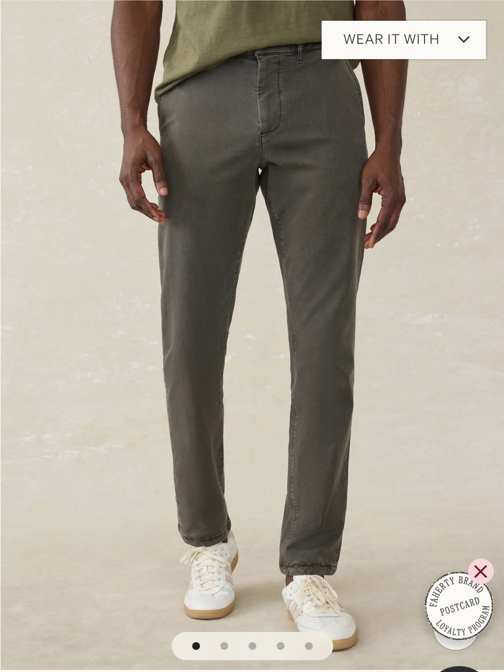Faherty Men’s Chinos - Grey